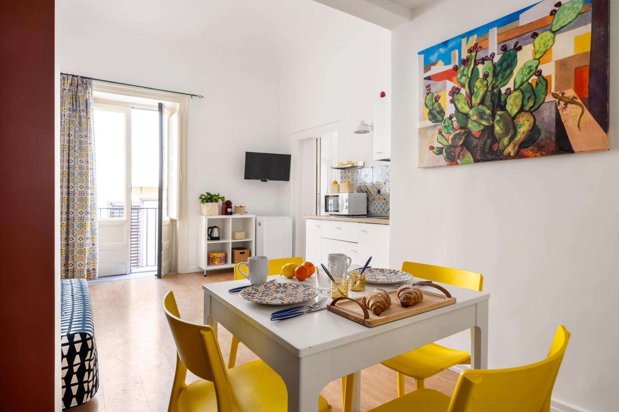 Agata E Rosalia 2 Bedroom Flat At The Quattro Canti 팔레르모 외부 사진