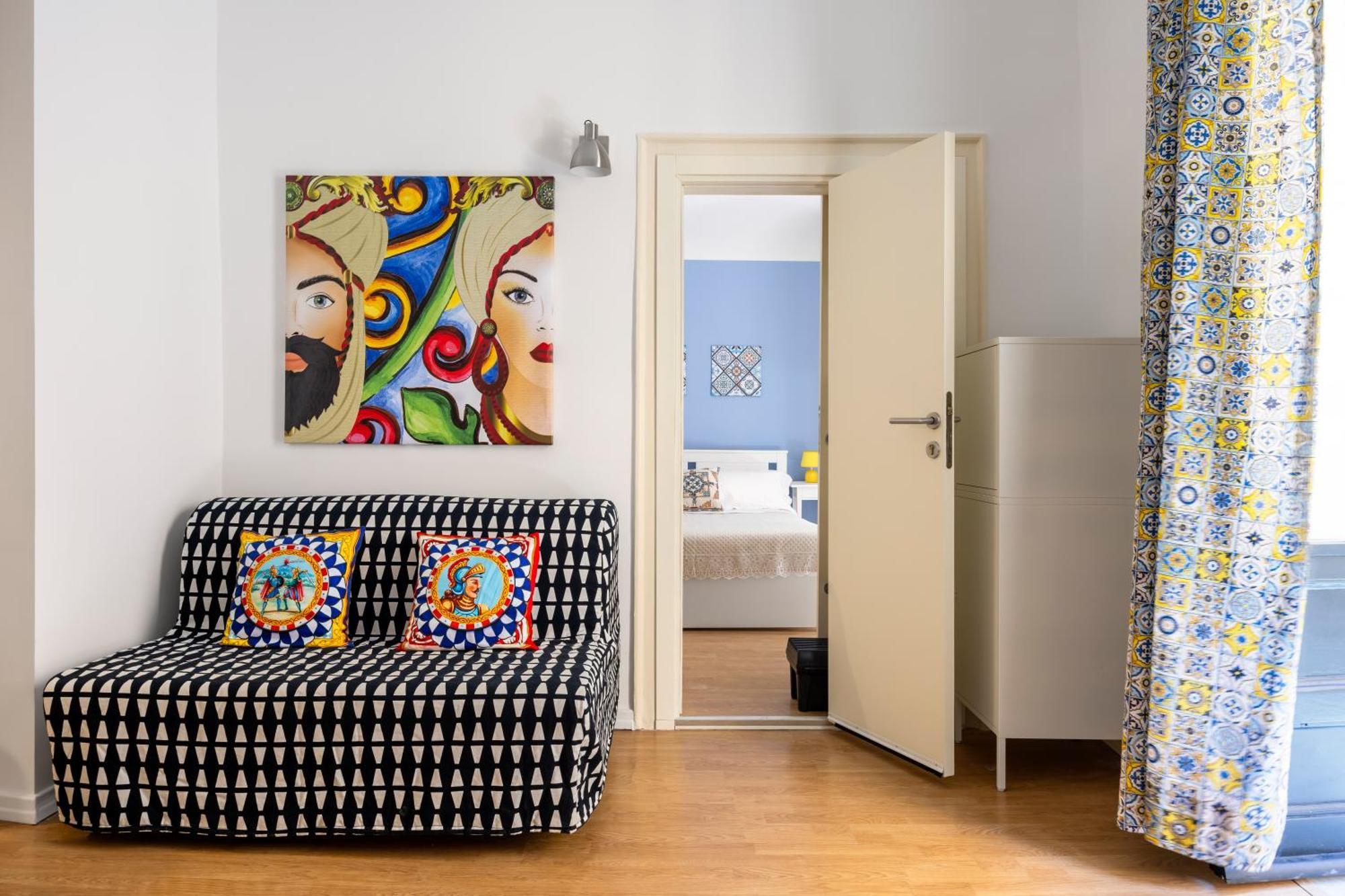 Agata E Rosalia 2 Bedroom Flat At The Quattro Canti 팔레르모 외부 사진